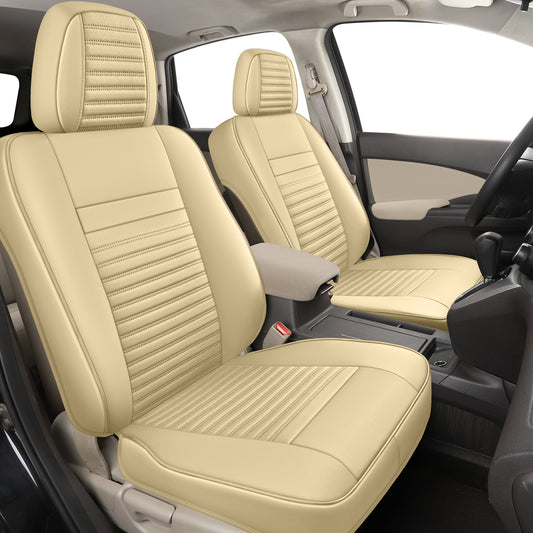 SUV 03 | Airbag-Safe Custom Fit Faux Leather Seat Covers for RAV4,Highlander,CR-V,Rogue,Wrangler | Waterproof & Durable