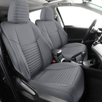 Sedan 10 | Airbag-Safe Custom Fit Faux Leather Seat Covers for Camry,Accord,Civic,Model 3,Model Y | Waterproof & Durable