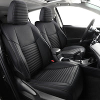 SUV 10 | Airbag-Safe Custom Fit Faux Leather Seat Covers for RAV4,Highlander,CR-V,Rogue,Wrangler | Waterproof & Durable