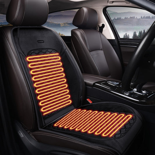 Heated Seat Cushion 06 l Comfortable Heated Seat Cover, Winter Seat Warmer for Seat with Auto Shut Off Timer, Universial Fit, Fast heating, Quickly warm-up